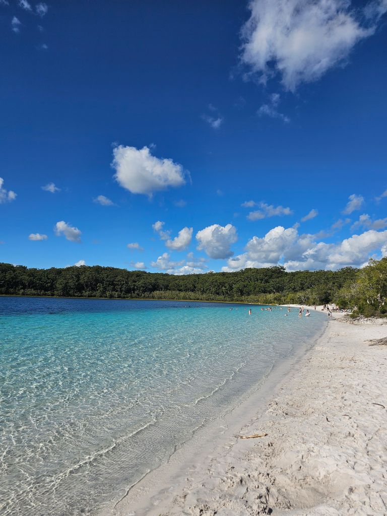 4WD driving on 75 Mile Beach, K'gari (Fraser Island), Australia